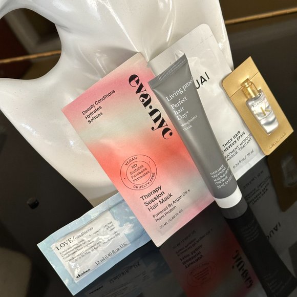 OUAI Living Proof Kerastase Davines Eva NYC Hair Mask Conditioner Oil 5pc Bundle - Picture 4 of 8